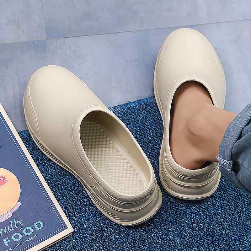 コックシューズ メンズ レディース 男女兼用 滑りにくい 防水 油に強い 軽量 耐久性 EVA素材 厨房 キッチン 業務用 ホテル 食堂 作業用 スリッポン サ...