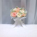 ブーケ ウェディング 結婚式 造花 バラ リアル フェイクローズ 洋風 ナチュラル ガーデンウェディング 前撮り 撮影小物 装飾 ピンク ブルー ワインレッド