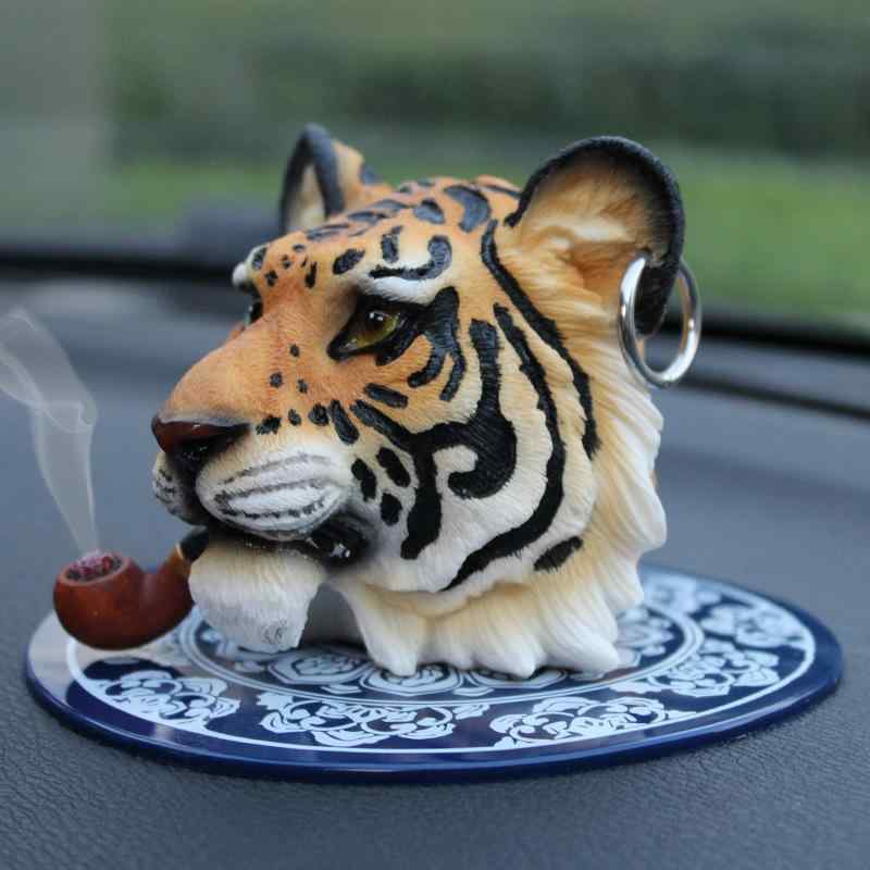 カーアクセサリー 車載用 リアル トラ 置物 おしゃれ 個性的 合成樹脂製 車内装飾 シンプルモダン イン..