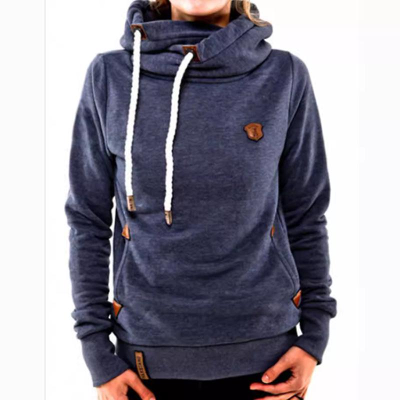 スウェット レディース 裏起毛 厚手 長袖 フード付き プルオーバー ゆったり 無地 CVC素材 ポリエステル混 秋冬 カジュアル 部屋着 普段使い