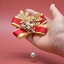 ウェディングコサージュ 新郎 新婦 ゲスト 結婚式 ブートニア ブローチ サテン生地 フォーマル 上品 ゴ..