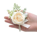 コサージュ レディース ローズ リストブーケ 開業式 結婚式 パーティー 発表会 卒園式 卒業式 入学式 入園式 式典 イベント セレモニー フォーマル 胸飾り 腕飾り 2点セット 布製 エレガント
