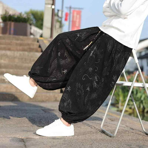 保温 厚手 ストレッチ ジョガーパンツ メンズ 中国風 ネオチャイニーズ ドラゴン柄 隠し柄 コーデュロイ ワイド ゆったり カジュアル ロング丈 ミドルウエスト ビッグサイズ ブラック ブラウン 保温 厚手 ストレッチ ジョガーパンツ メンズ 中国風 ネオチャイニーズ ドラゴン柄 隠し柄 コーデュロイ ワイド ゆったり カジュアル ロング丈 ミドルウエスト ビッグサイズ ブラック ブラウン
