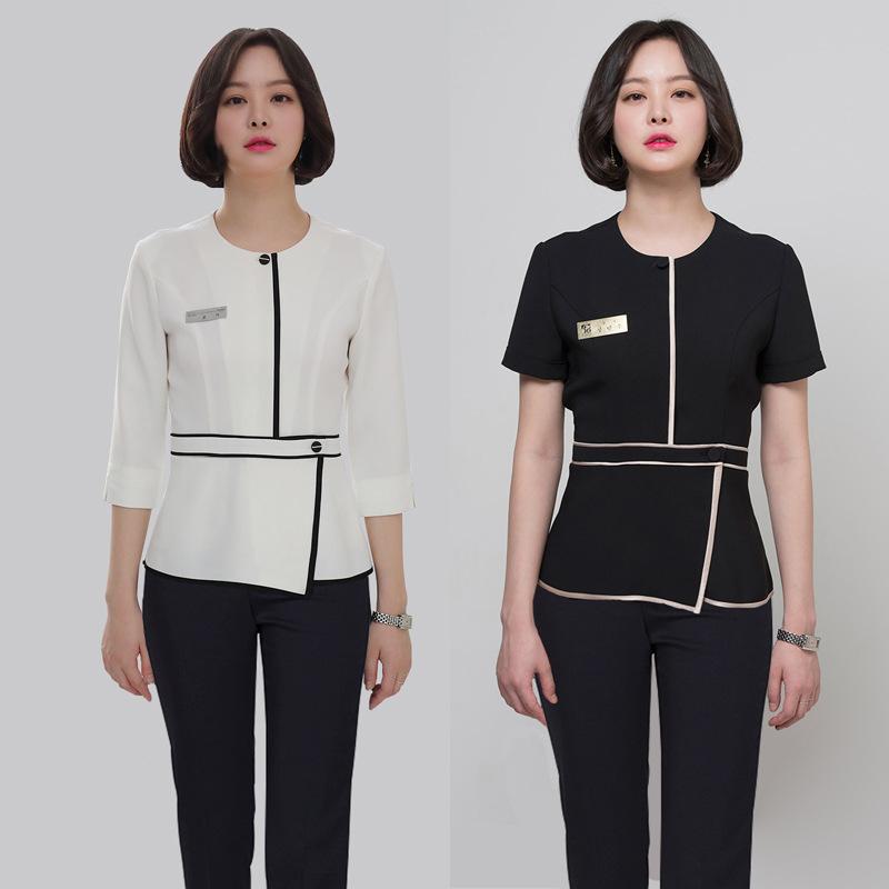 制服 レディース 吸汗速乾 美容師 エステティシャン ユニフォーム サロンウェア ネイル マツエク スパ ..