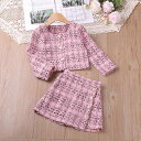 子供服 キッズ 女の子 長袖 UVカット 前開き カーディガン スカート セットアップ 春秋 綿混 ピンク カジュアル 普段着 通園 通学 3歳 4歳 5歳 6歳 7歳 8歳 100 110 120 130 140cm対応