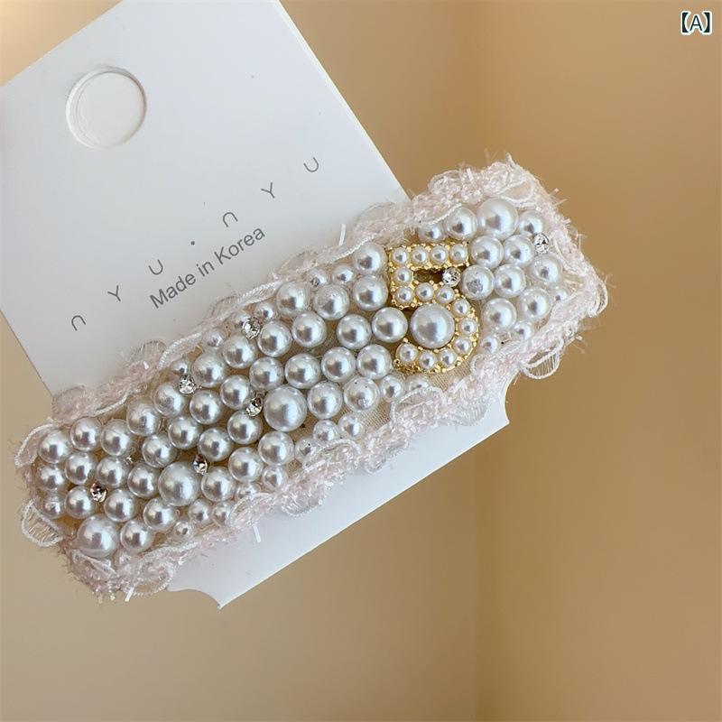 ヘアクリップ レディース ラインストーン パール BBクリップ 上品 エレガント 華や...