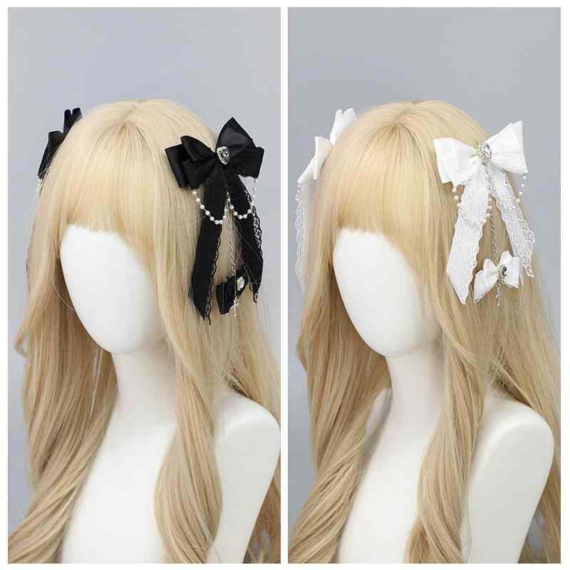 ヘアクリップ レディース サイドクリップ 堕天使 地雷系 ゴシック サブカル かわい...