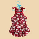 涼しい 快適 夏用 ペット服 犬猫用 花柄 キャミソールワンピース ドッグウェア キャットウェア ノースリーブ インスタ映え おしゃれ お散歩 お出かけ ポリエ...