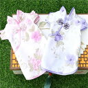 ペット服 女の子用 猫 犬用 かわいい 中華風 チャイナドレス 布製 二足タイプ 春夏 お散歩 イベント 普段使い おしゃれ着(x2)
