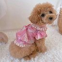 ペット服 女の子 小型犬 猫用 春夏 軽量 通気性 綿混素材 ブリティッシュスタイル ワンピース テディ ドレス スカート