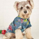 ペット服 犬猫兼用 春夏 かわいい アニメ柄 恐竜柄 プリント シャツ おしゃれ コットン素材 薄手 快適 小型犬 中型犬 ドッグウェア キャットウェア 部屋着...