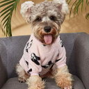 ペット服 保温 裏起毛 フレンチブルドッグ柄 ピンク スウェット トレーナー 小型犬 中型犬 ドッグウェア キャットウェア 犬服 猫服 あったか もこもこ 冬 ...