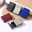 シガレットケース メンズ レディース ラインストーン装飾 スリム プラスチック製 軽量 携帯用 シンプル 高級感 ビジネス 贈り物 誕生日 プレゼント