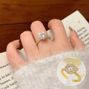 指輪 レディース 高級感 回転式 リラックス オープンリング ジルコニア ドラゴンモチーフ 銅製 ゴールドカラー シルバーカラー ファッション 通勤