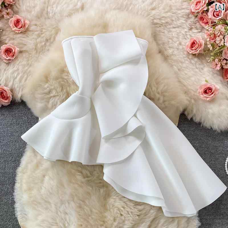 レディース ファッション 服 オシャレ カワイイ 女性用 シンプル 大人カワイイ 大きいサイズ 婦人服 黒 スカート 夏 ワンピース レースアップ ハイウエスト スリム ショート スカート