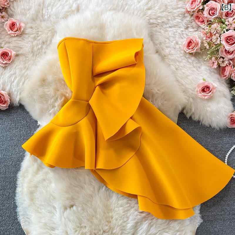 レディース ファッション 服 オシャレ カワイイ 女性用 シンプル 大人カワイイ 大きいサイズ 婦人服 黒 スカート 夏 ワンピース レースアップ ハイウエスト スリム ショート スカート