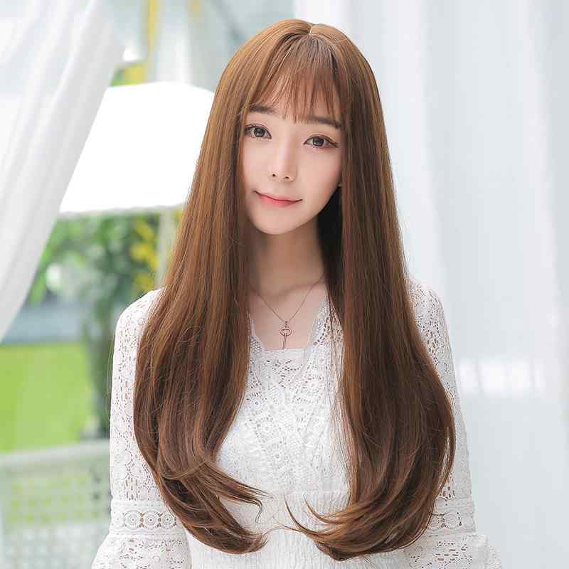 ウィッグ レディース ロング ゆるふわカール 自然な内巻き フルウィッグ 空気感前髪 耐熱ファイバー 小顔効果 つむじ付き(x3)