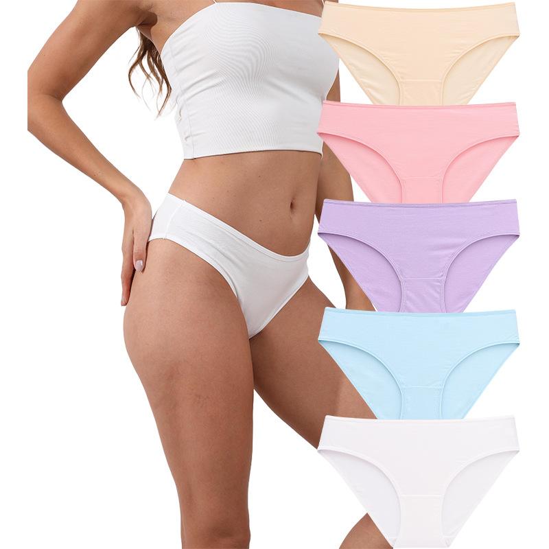 ショーツ レディース 通気性 吸湿性 ミドルライズ ヒップアップ 綿素材 無地 シンプル ベーシック スタ..