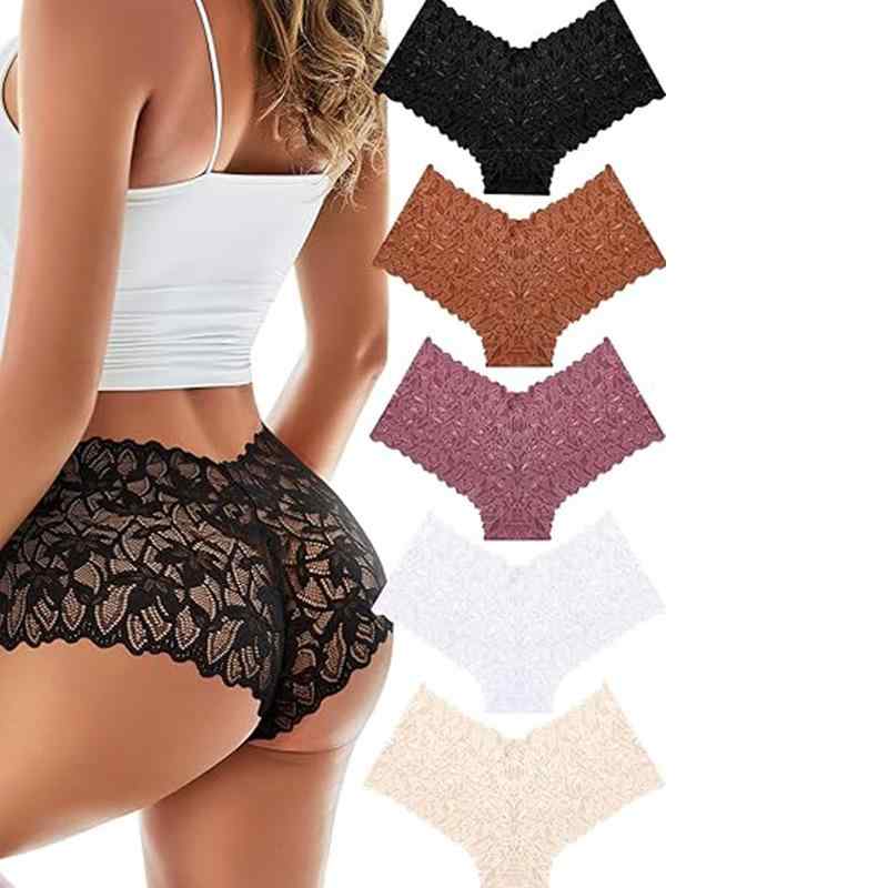 ショーツ レディース セクシー 花柄レース 通気性 ボクサー V字カット 快適 リブ編み ポリアミド 綿クロッチ オールシーズン(x500)