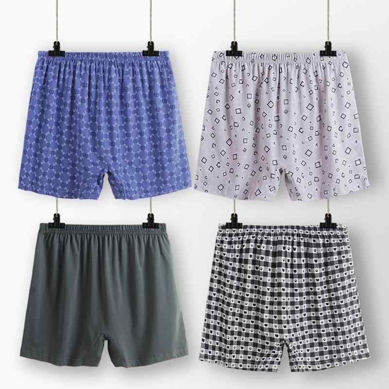 ボクサーパンツ メンズ シニア 男性用 お父さん おじいちゃん 綿100% コットン100% 通気性 薄手 ハイウエスト 大きいサイズ ゆったり 快適フィット お腹すっきり オールシーズン 無地