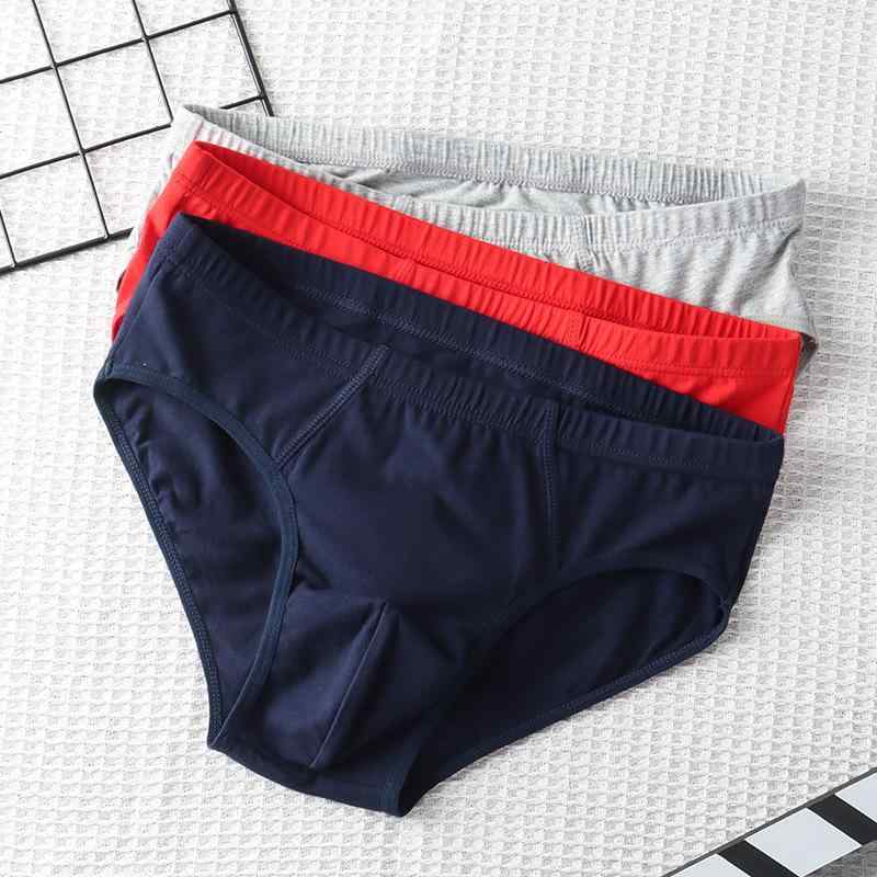 ブリーフ メンズ 綿100% 通気性 ミドルライズ 大きいサイズ ゆったり 快適 吸湿性 ソフトタッチ オールシーズン対応 無地 複数色展開