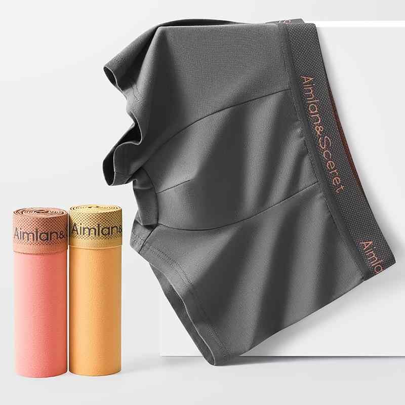 通気性抜群 吸湿速乾 ボクサーパンツ メンズ ルーズフィット ゆったり 大きいサイズ ミッドライズ 再生繊維 無地 オールシーズン対応 快適 男性用 アンダーウェア