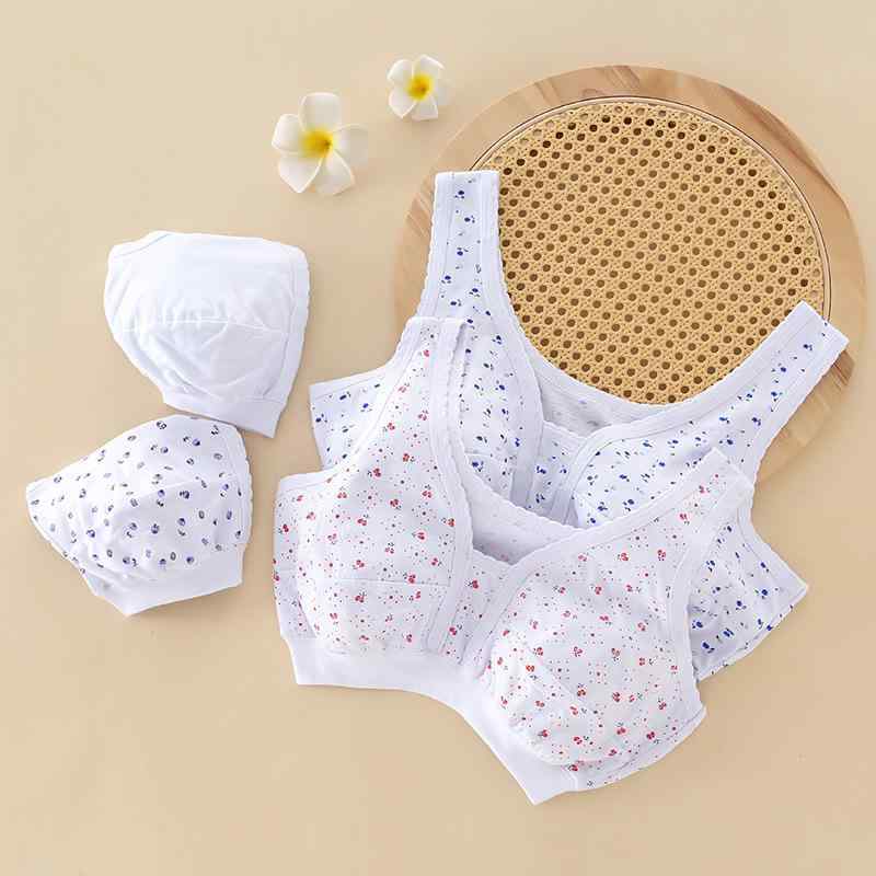 カップ付きタンクトップ レディース 綿100% 吸汗速乾 通気性 シニア お母さん 中高年向け 大きいサイズ ゆったり ブラトップ インナー 肌着 花柄