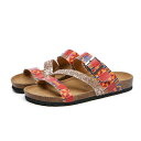 サンダル レディース メンズ コルク底 合成皮革 ゴム底 フラットヒール メタルパーツ スパンコール 切り替え トングサンダル ビーチサンダル 韓国風 春夏 カ...