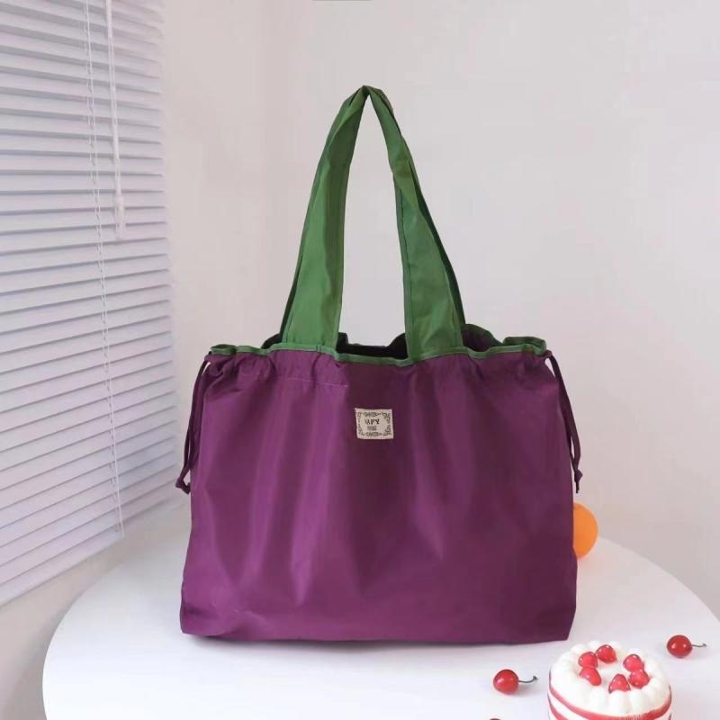 エコバッグ 男女兼用 防水 大容量 折りたたみ 巾着 耐荷重20kg 帆布 買い物バッグ スーパー レジ袋 無..