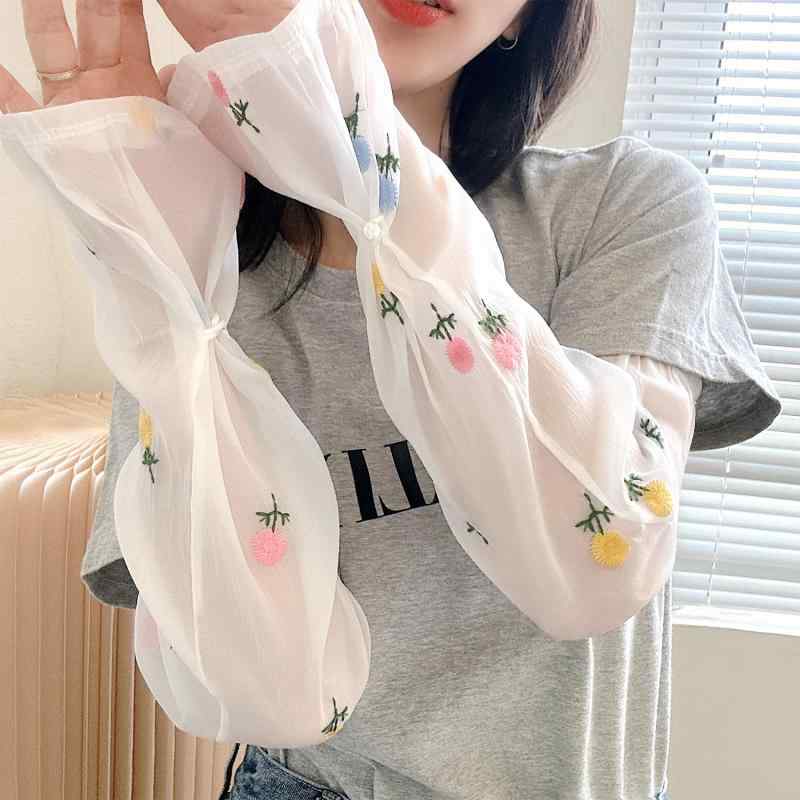 春夏 アームカバー レディース 接触冷感 UVカット 日よけ対策 ゆったり レース 大きいサイズ ドライブ 運転 涼しい 通気性 吸湿速乾