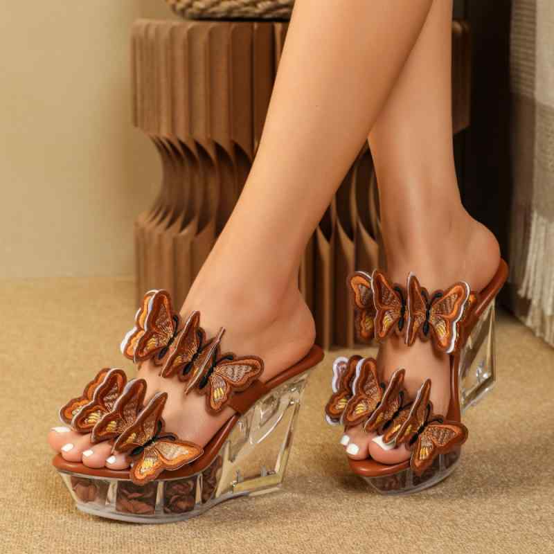 サンダル レディース ウェッジソール 11cmヒール クリアソール 厚底 オープントゥ セクシー ナイトクラブ ステージ ショー イベント 欧米風 PUレザー 多色展開