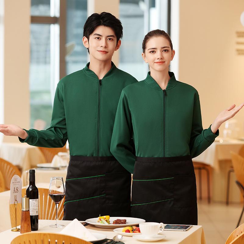 スウェット レディース 吸湿速乾 長袖 飲食店 ユニフォーム 制服 作業服 業務用 サービス業 ホテル レ..