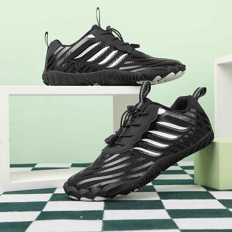 アクアシューズ 男女兼用 カップル 速乾 防滑 軽量 アウトドア ビーチ 5本指 ベアフット 親子兼用 メッシュアッパー オールシーズン