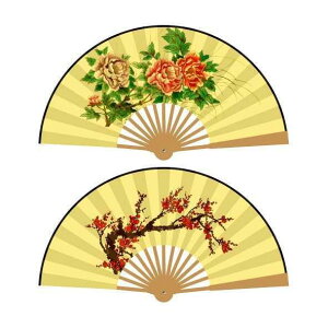扇子 女の子 キッズ ガールズ ダンス 舞踊 演劇用 京劇 越劇 竹製 折りたたみ式 梁祝 蝶 牡丹 梅花 各種サイズ