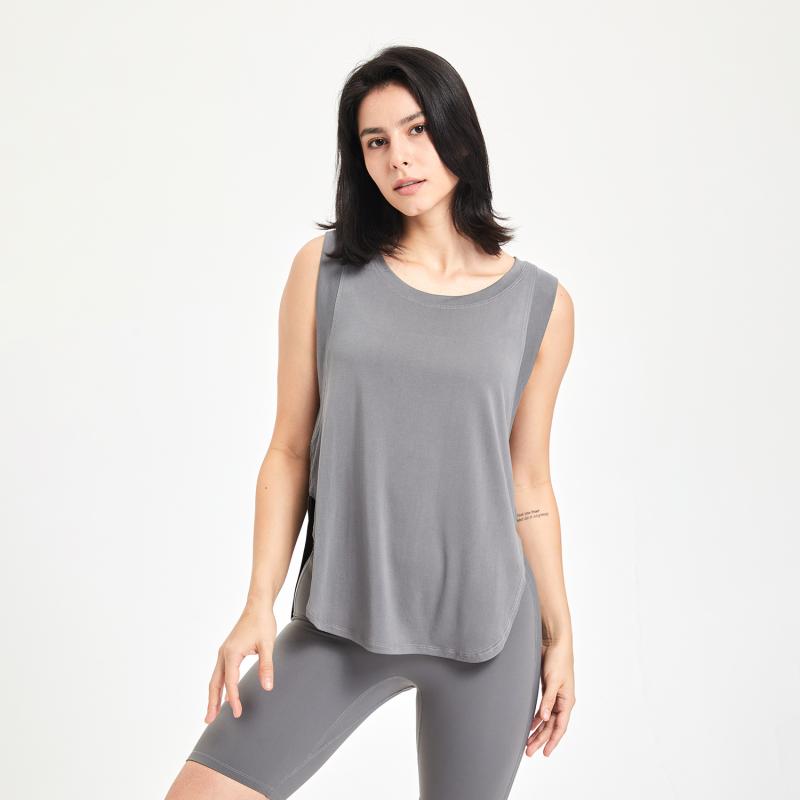 フィットネスウェア レディース 通気性 モダール素材 ショート丈 ゆったり ルーズフィット ランニング ..