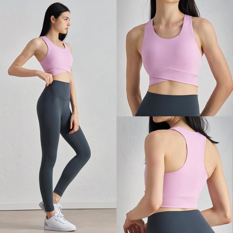 スポーツブラ レディース ノンワイヤー ハイサポート 揺れない 垂れにくい カップ付き I字バック 美背 ヨガ ピラティス ジム フィット..