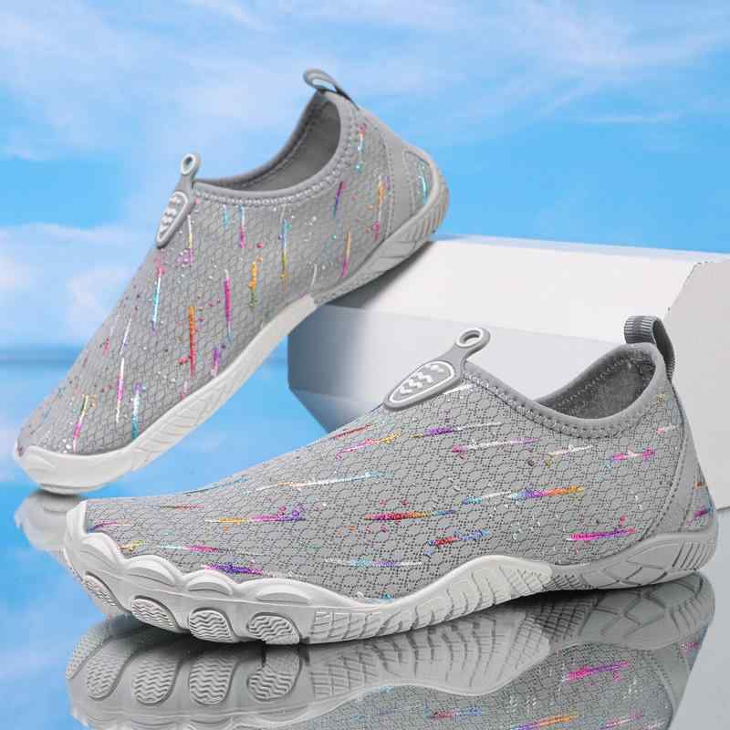 溯渓シューズ 男女兼用 水陸両用 アクアシューズ 防滑 速乾 メッシュアッパー マリンスポーツ ビーチ プール アウトドア レジャー キャンプ ハイキング トレ...