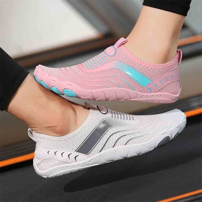 ウォーターシューズ ユニセックス 5本指 ベアフット 水陸両用 速乾 滑り止めソール 通気性 軽量 渓流 ビーチ ジム フィットネス サイクリング 登山