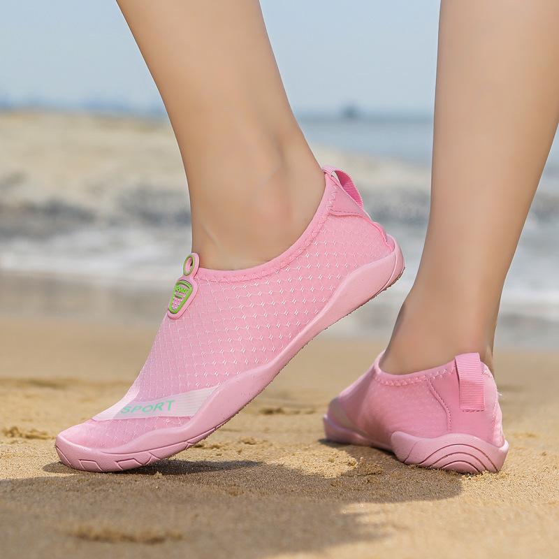 ウォーターシューズ 男女兼用 通気性 速乾性 軽量 アウトドア ビーチ マリンスポーツ 沢登り 川遊び 釣り 潮干狩り 五本指 メッシュ スリッポン オールシー...