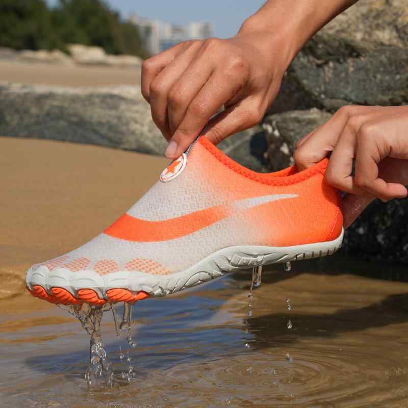 ウォーターシューズ 男女兼用 滑り止め 通気性 軽量 スリッポン メッシュアッパー アウトドア インドア ヨガ フィットネス マリンスポーツ 水遊び 川遊び ジ...