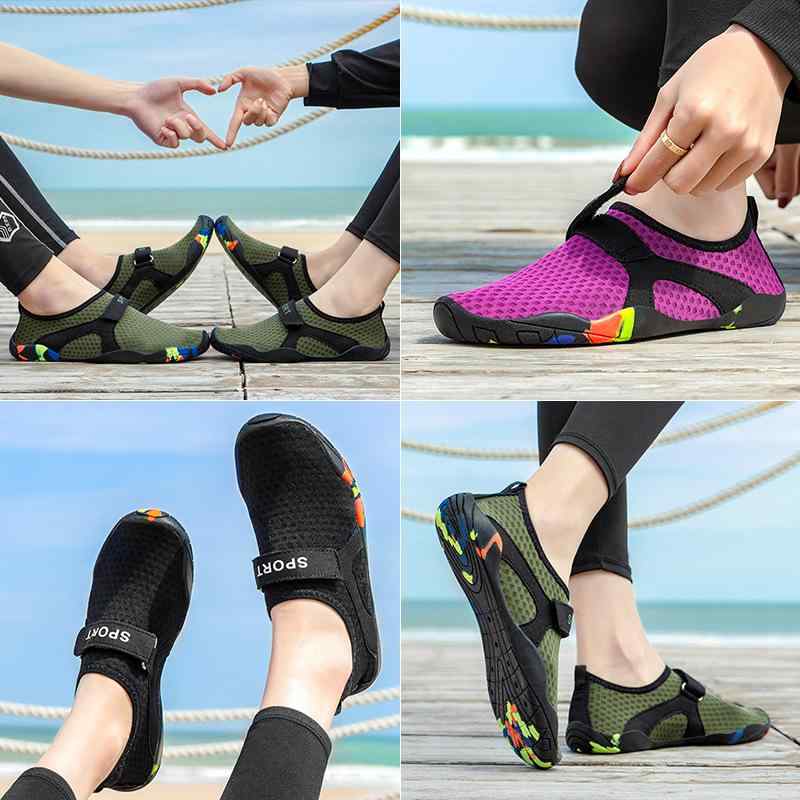 ウォーターシューズ キッズ 男女兼用 アウトドア 水陸両用 接触冷感 速乾 通気性 軽量 ビーチ シュノーケリング スイミング マリンスポーツ 渓流 沢登り 素...
