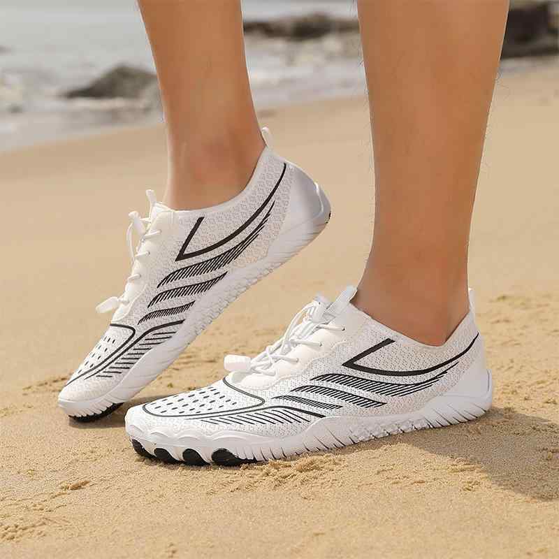 水陸両用シューズ 男女兼用 五本指タイプ 通気性抜群 速乾 軽量 滑り止め マリン アクア ビーチ アウトドア レジャー 海 川遊び 釣り スイミング ハイキン...