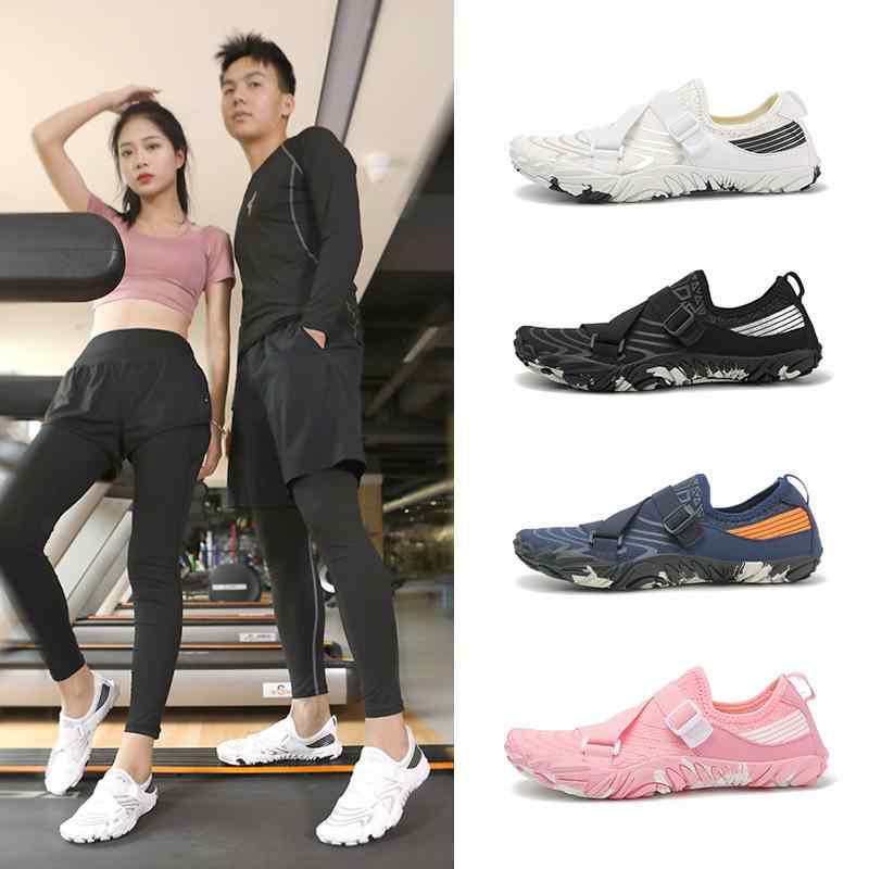 マリンシューズ 男女兼用 カップル 速乾 滑り止め ローカット 五本指 メッシュ 水陸両用 ビーチ 渓流 トレッキング ハイキング フィットネス