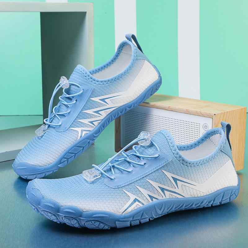 五本指シューズ 男女兼用 キッズ ジュニア 通気性 速乾 クッション性 水陸両用 アクア マリン ビーチ 沢登り 登山 川遊び 海水浴 アウトドア サマー ロー...