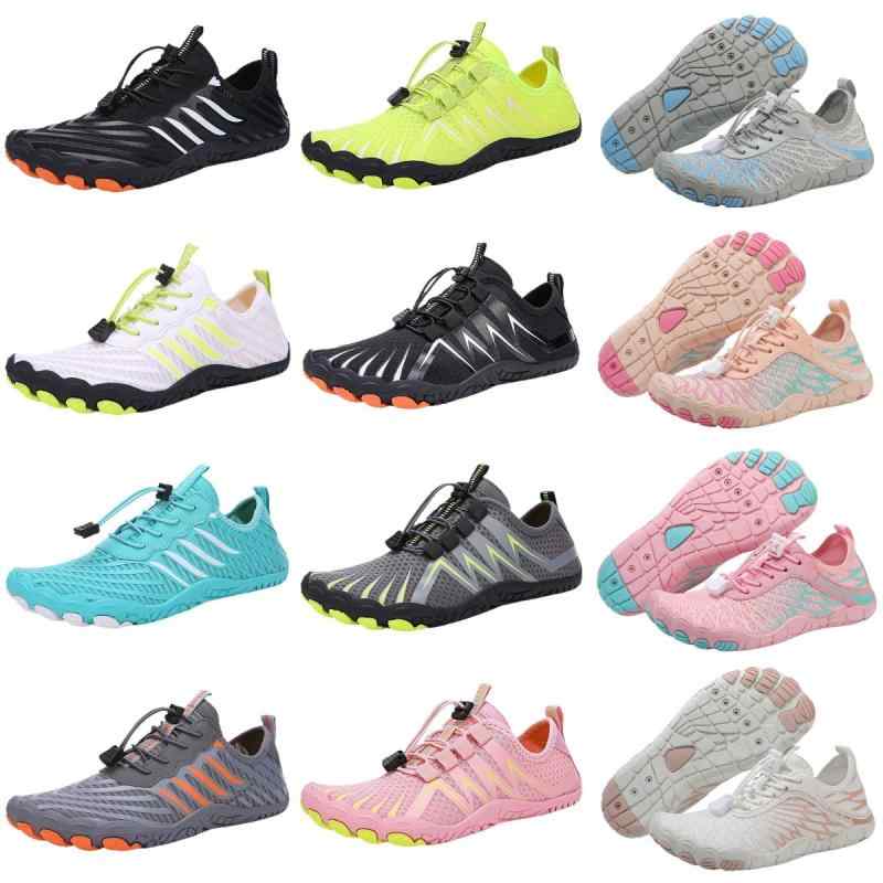 アクアシューズ キッズ 子供用 五本指 素足感覚 滑り止め 通気性 速乾 伸縮性 ウォーターシューズ 男女兼用 水陸両用 マリンスポーツ ケガ防止 岩場対応 ア...