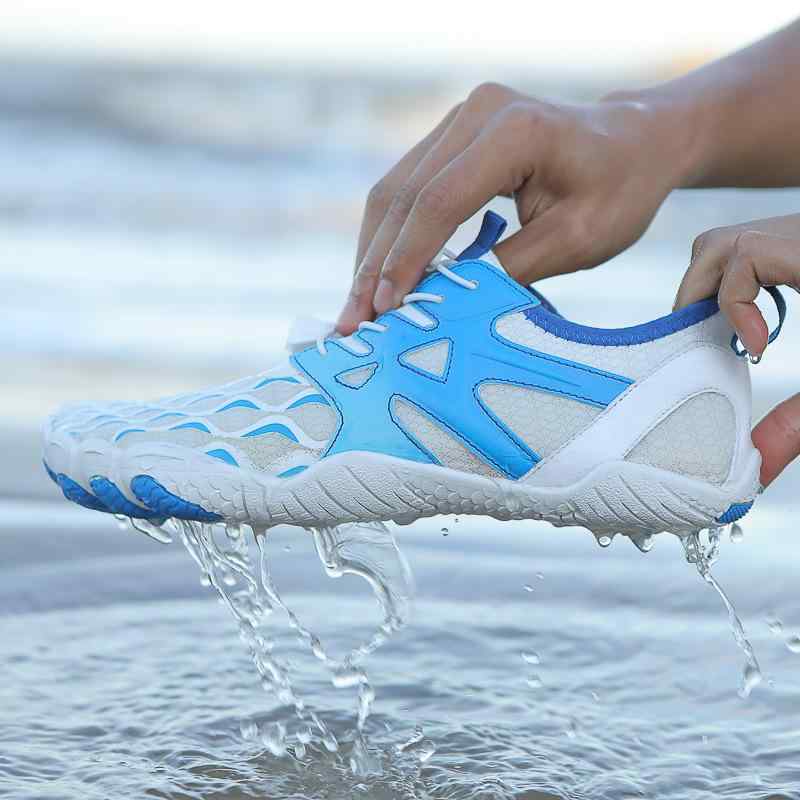 ウォーターシューズ ユニセックス 5本指 軽量 通気性 滑り止め 水陸両用 速乾 ビーチ マリンスポーツ トレッキング 登山 クライミング フィットネス アウト...