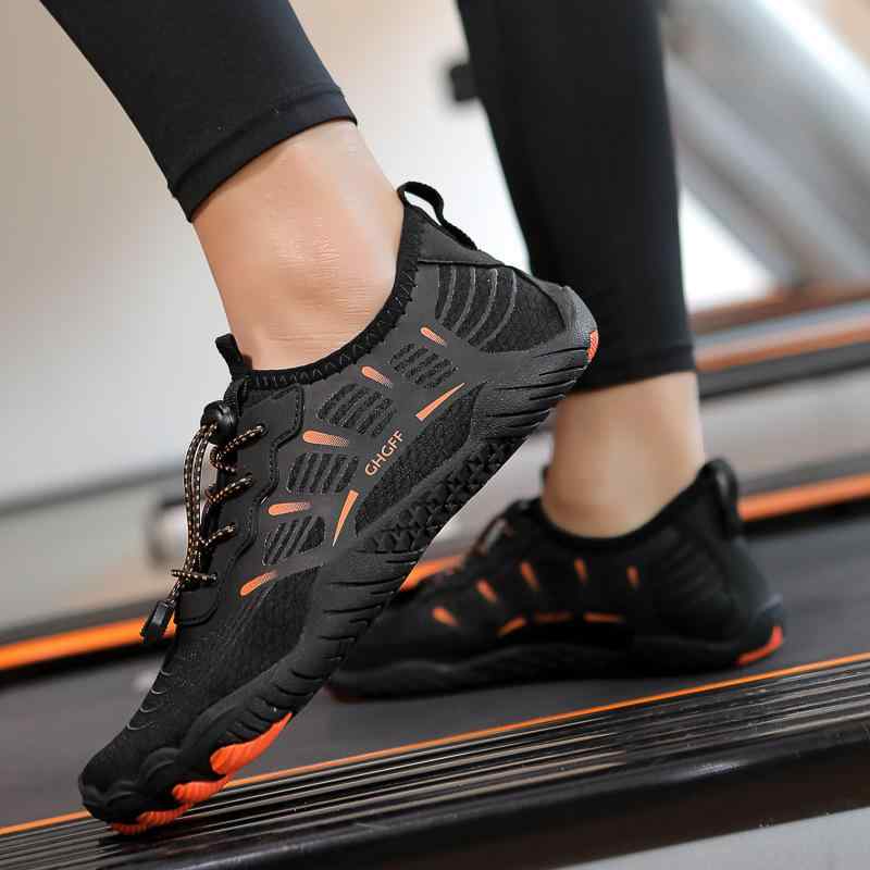 ウォーターシューズ メンズ 五本指 ベアフット 素足感覚 水陸両用 滑り止め 通気性 渓流釣り 登山 トレッキング ハイキング サーフィン ラフティング 川遊び...