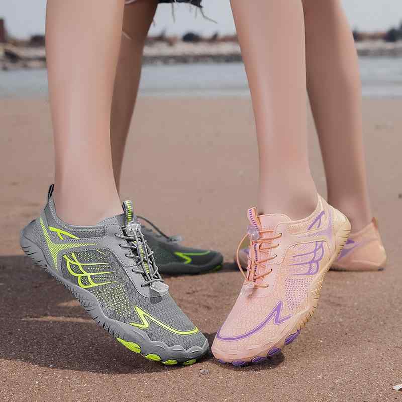 アクアシューズ 男女兼用 春夏 速乾 五本指 滑り止め マリンスポーツ アウトドア 室内 ヨガ 釣り ビーチ 水泳 ランニング サイクリング ジム トレーニング...