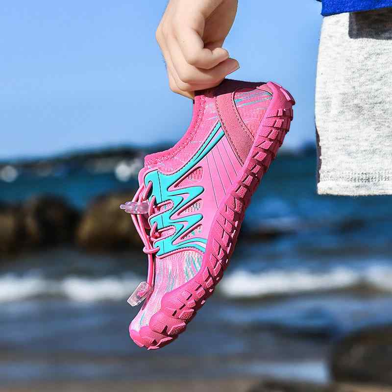 マリンシューズ キッズ 男女兼用 滑り止め 怪我防止 通気性 速乾 伸縮性 アウトドア 海 川 プール 沢登り 水陸両用