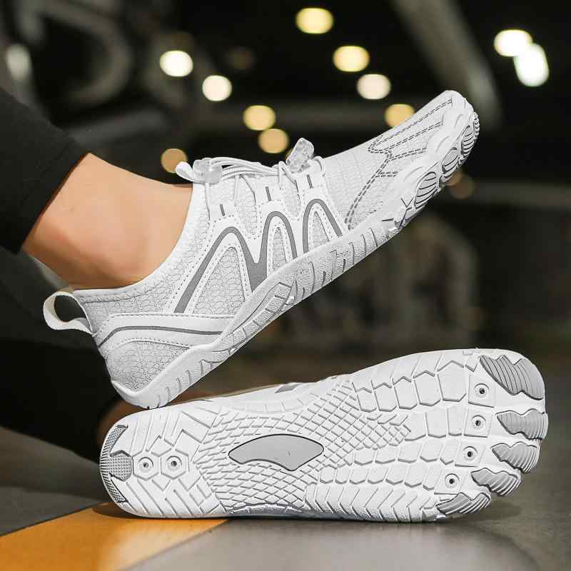 ウォーターシューズ 男女兼用 五本指 滑り止め 通気性抜群 速乾性 ゴム底 アウトドア ビーチ 渓流 沢登り ヨガ フィットネス 水陸両用 ランニング サイクリ...